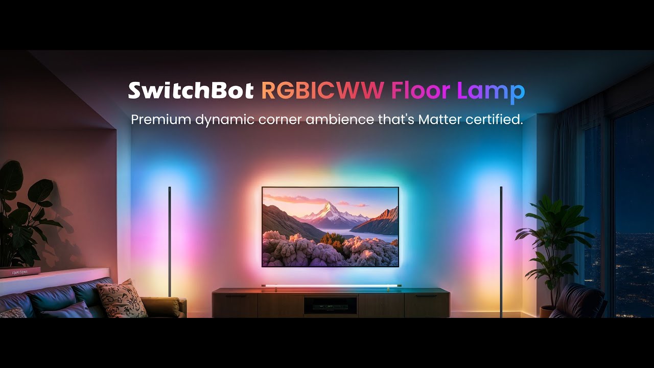 SwitchBot RGBICWW Floor Lamp product video