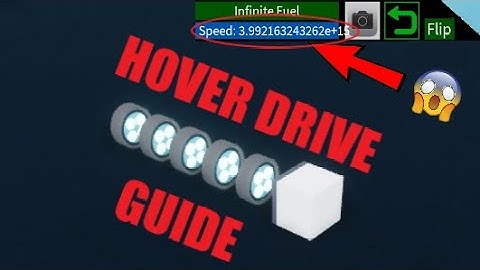 Hover Drive Guide (Plane Crazy)