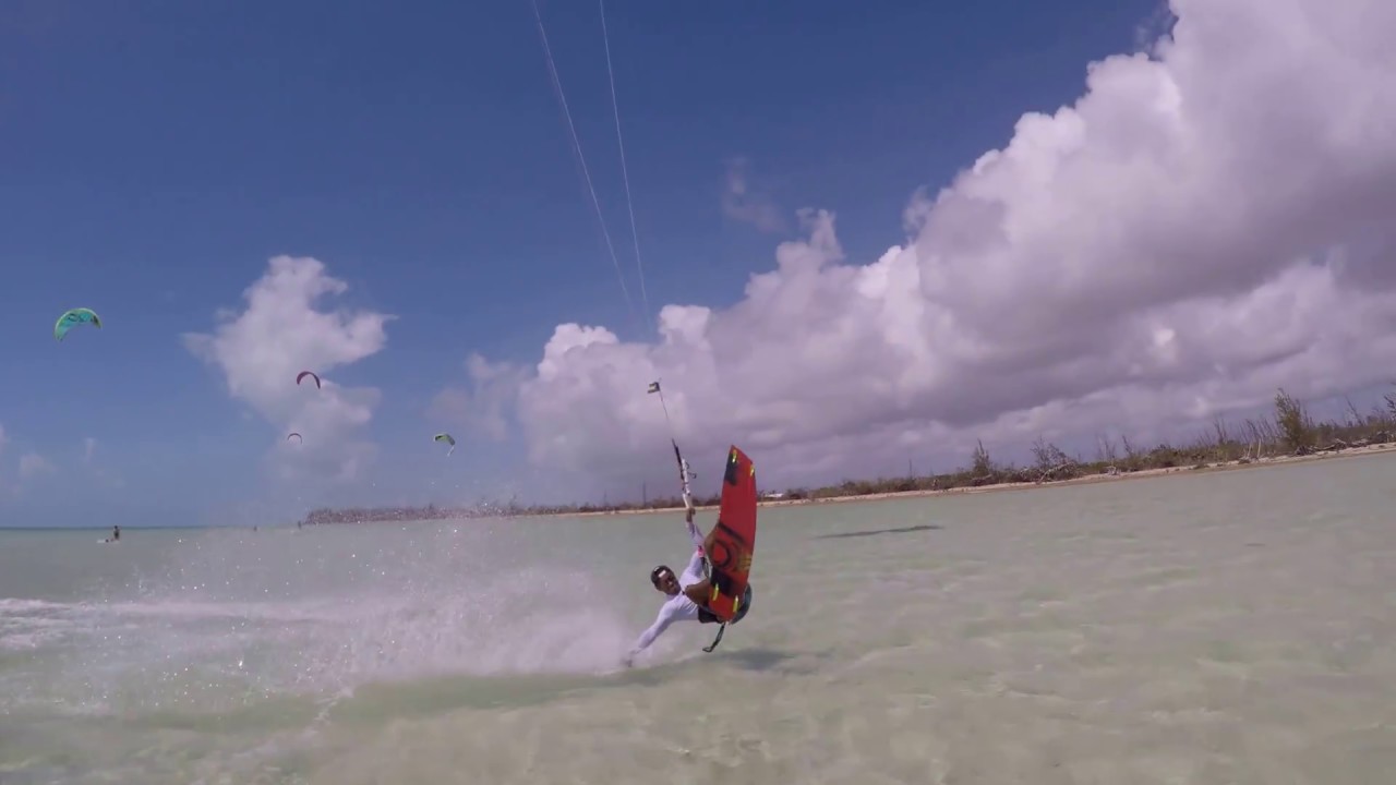 Kitesurfing in Nassau, The Bahamas at South Beach YouTube
