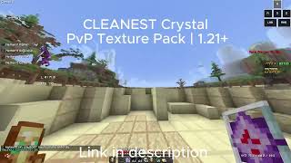 CLEANEST Crystal PvP Texture Pack | 1.21+