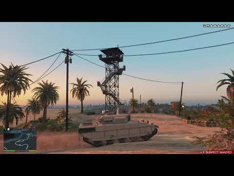 GTA 5 - Stealing a Tank in Cayo Perico + Six Star Escape