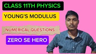 Young's Modulus | Modulus Of Rigidity | Numerical Questions | Class 11th Physics