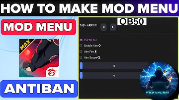 HOW TO MAKE FREE FIRE ANTIBAN MOD MENU 🤯