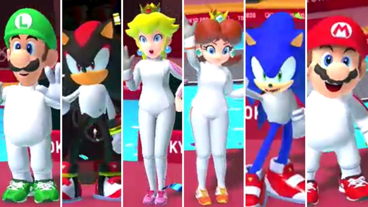 Mario & Sonic at the Olympic Games Tokyo 2020 - Fencing (All Characters)