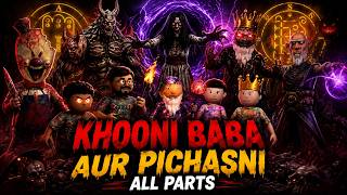KHOONI BABA vs PICHASNI 😱 ALL PARTS FULL MOVIE | Horror Animation 2026 | Make Joke Of Horror GBS 2