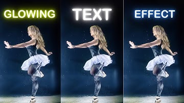Glowing Text Effect | Photoshop Tutorial