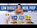 How To Build Muscle For $8/Day (HEALTHY MEAL PREP ON A BUDGET)