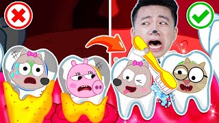 ✨Pica, Who Brushes Teeth the Cleanest ? | Learn Good Habits for Kids | Pica Parody Channel
