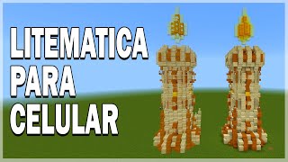LITEMATICA en Minecraft Bedrock CELULAR 1.19  😱- Como INSTALAR y Usar Litematica Android/Ios/Win 10💥