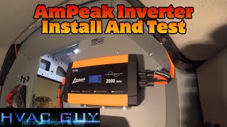 Ampeak 2000 Watt Pure Sine Wave Power Inverter How Much Can It Handle