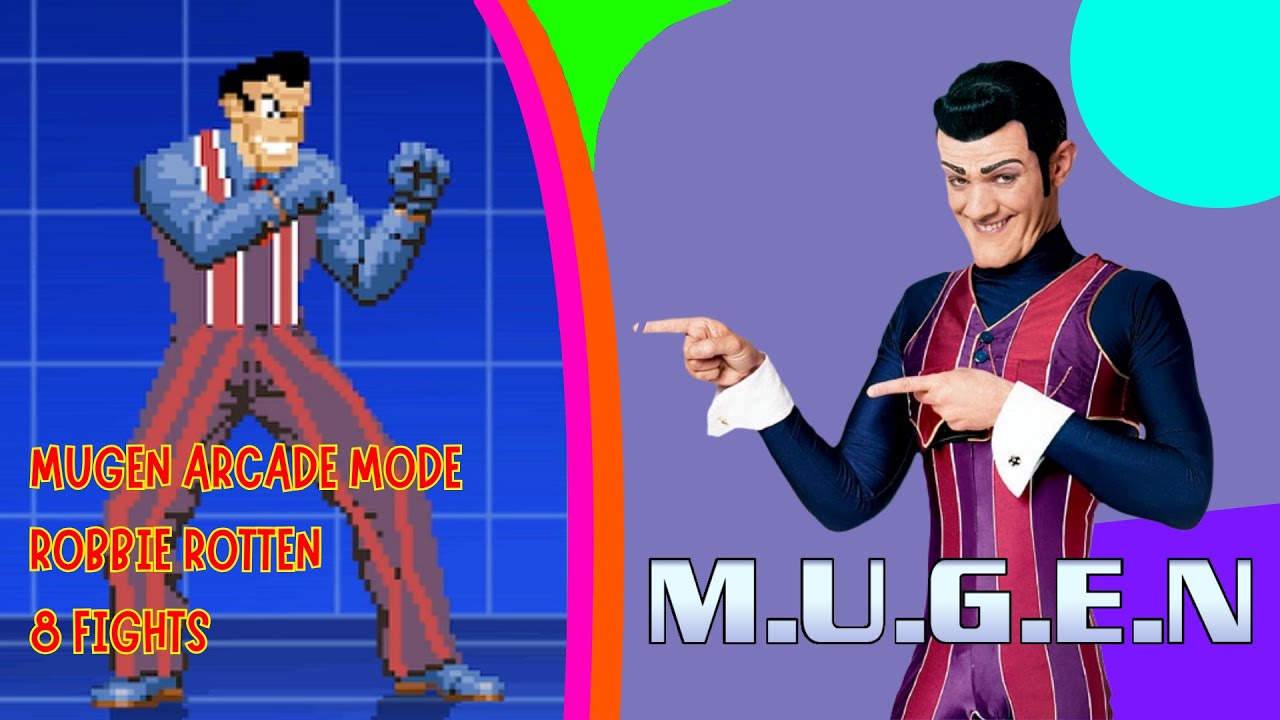 Robbie Rotten Run MUGEN - Robbie Rotten Arcade Run (8 Fights) - YouTube