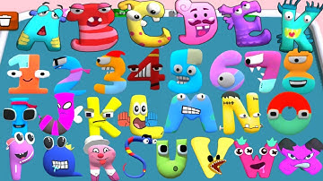 Alphabet Run ABC Letter Go New Update vs Merge Alphabet Food Battles Max Level Gameplay New update