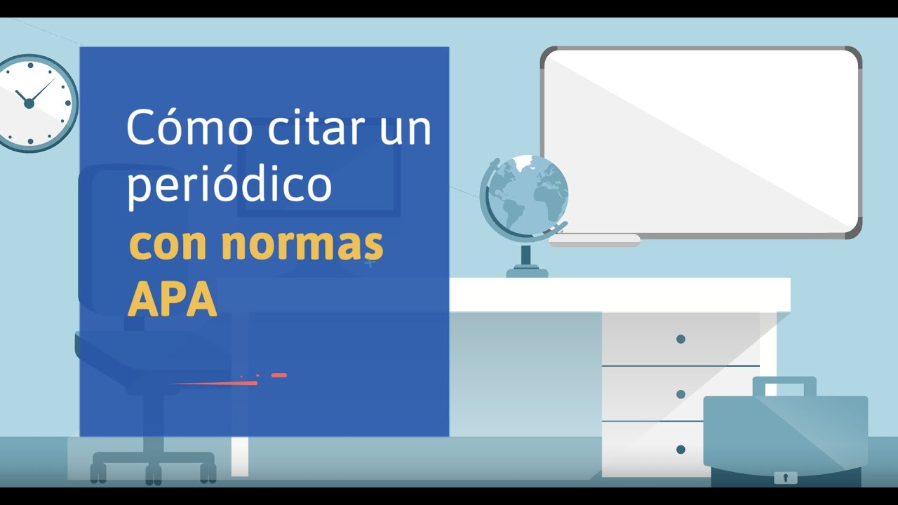 C mo Citar Un Peri dico En APA YouTube