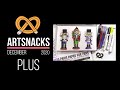 ARTSNACKS PLUS BOX December 2020 // unboxing, challenge, art supplies // Nutcrackers drawing demo