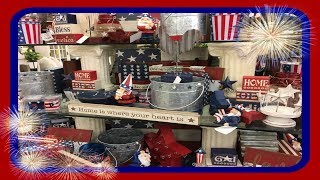 4th of July Decor Shopping At Hobby Lobby! 2018