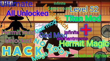 Shadow Fight 2 Hacking || Mega GOD MOD || NO ROOT || HERMIT SKILL ¦ TITAN MOD || Shadow Fighter!