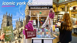 ultimate bookstore guide for YORK | book shopping &amp; book haul