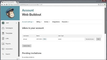 MailChimp - How to Invite a User