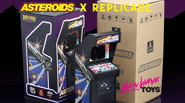 Asteroids X Replicade Arcade Cabinet Unboxing, Gameplay & Review