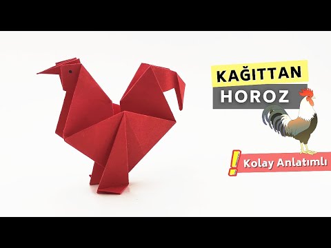 Video: Kağıt Horoz Nasıl Yapılır?