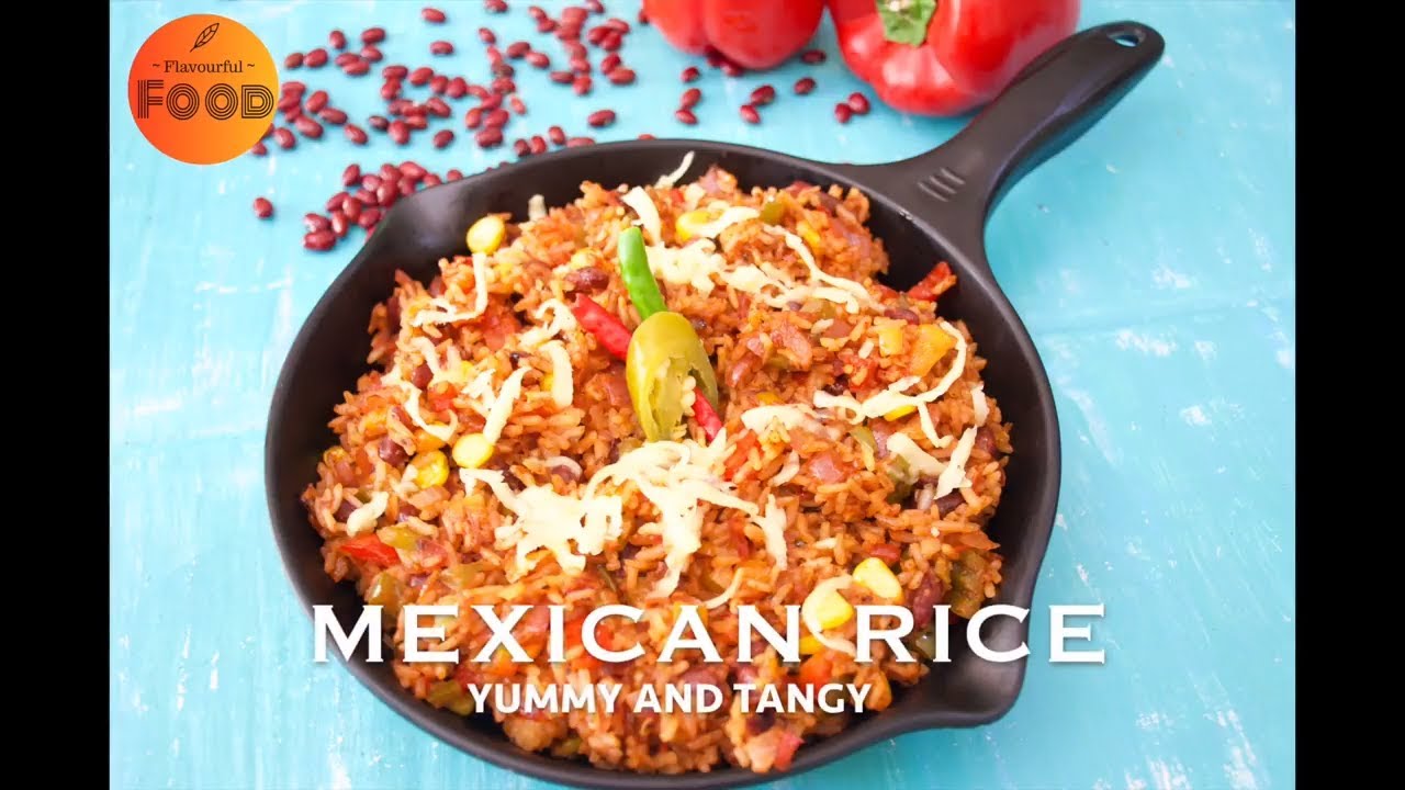 Mexican Rice | Quick Lunch Box Recipe | Yummy & Tangy | Flavourful Food
