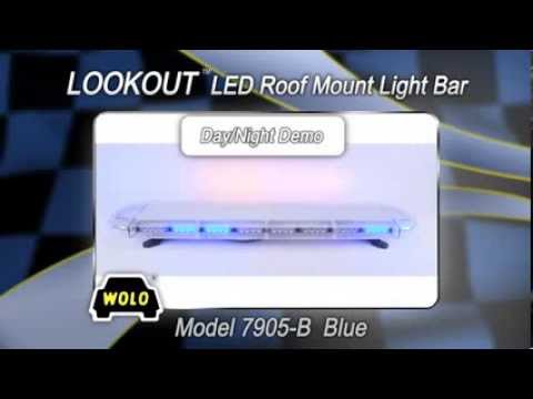 Wolo 7800-A On Patrol Amber 48 Long LED Emergency Warning Light Bar Roof Mount Wolo 7800-A On Patrol Amber 48 Long LED Emergency Warning Light Bar Roof Mount