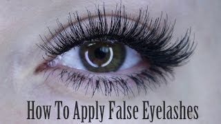 How To Apply of False Eyelashes (Strip Lash, Individuals & Bottom Set) | Shonagh Scott