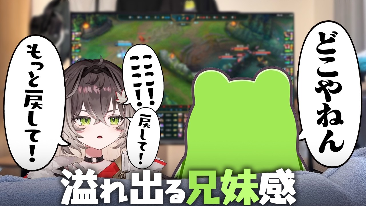 ちーたまの性格を改造した結果、ちょっと殴り返してくるようになり兄妹喧嘩状態になるZerost【League The k4sen】