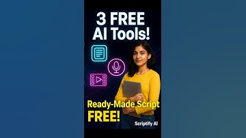 “3 FREE AI Tools That Create Videos FOR YOU! 🤖🎬”