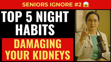 Top 5 Kidney-Damaging Bedtime Habits After 60 – Seniors Ignore #2 | Senior Health Tips