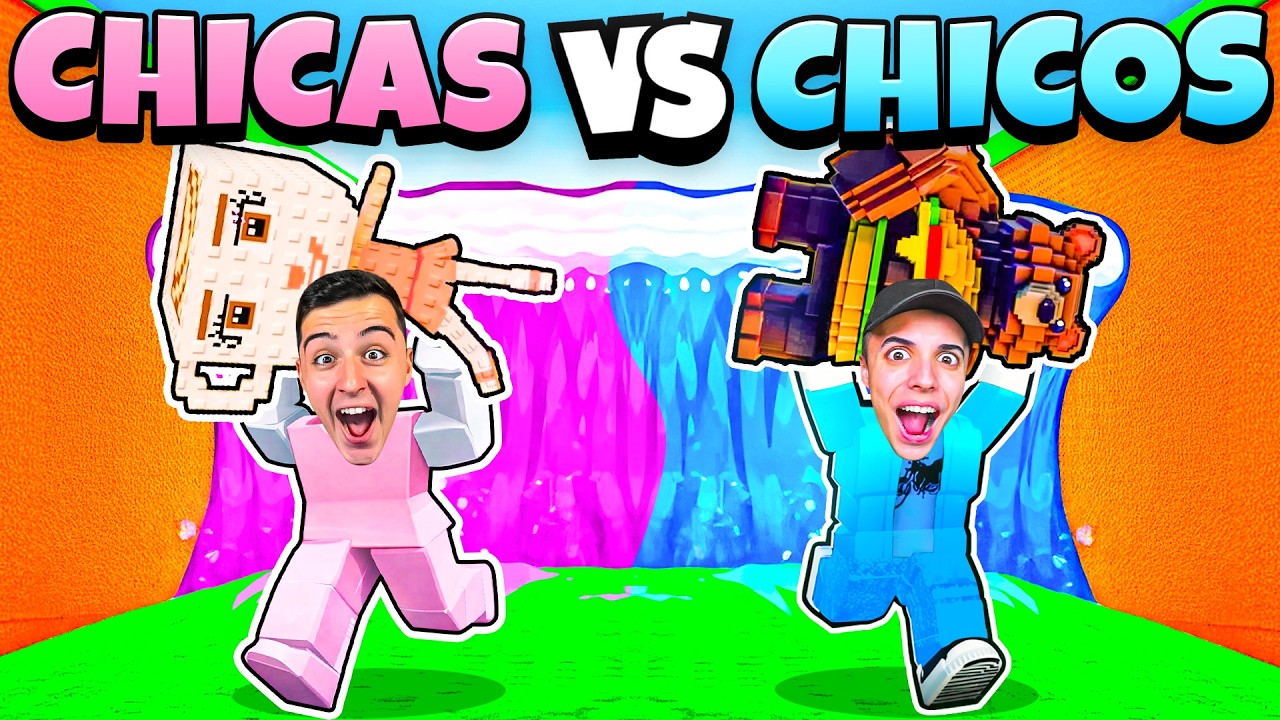 CHICOS vs CHICAS en TSUNAMI BRAINROT 😱🚨 (increíble)