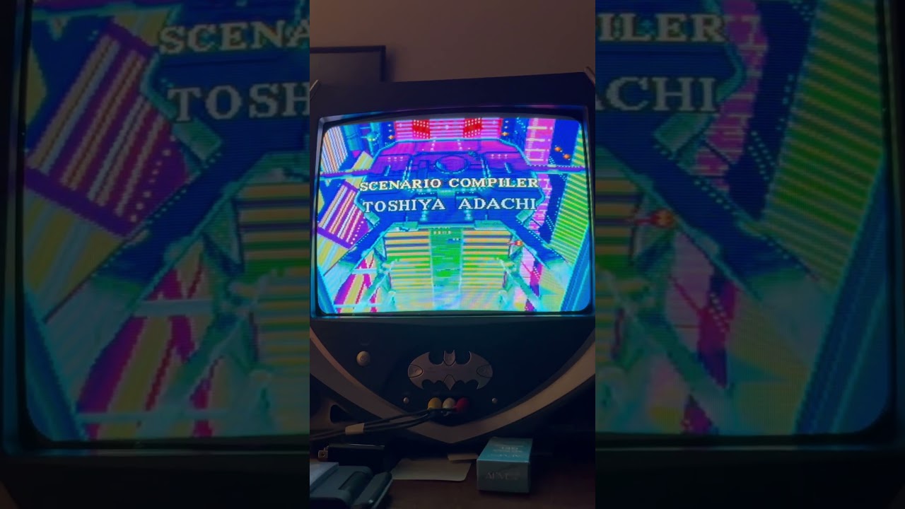 Snatcher (Sega CD) running on original hardware