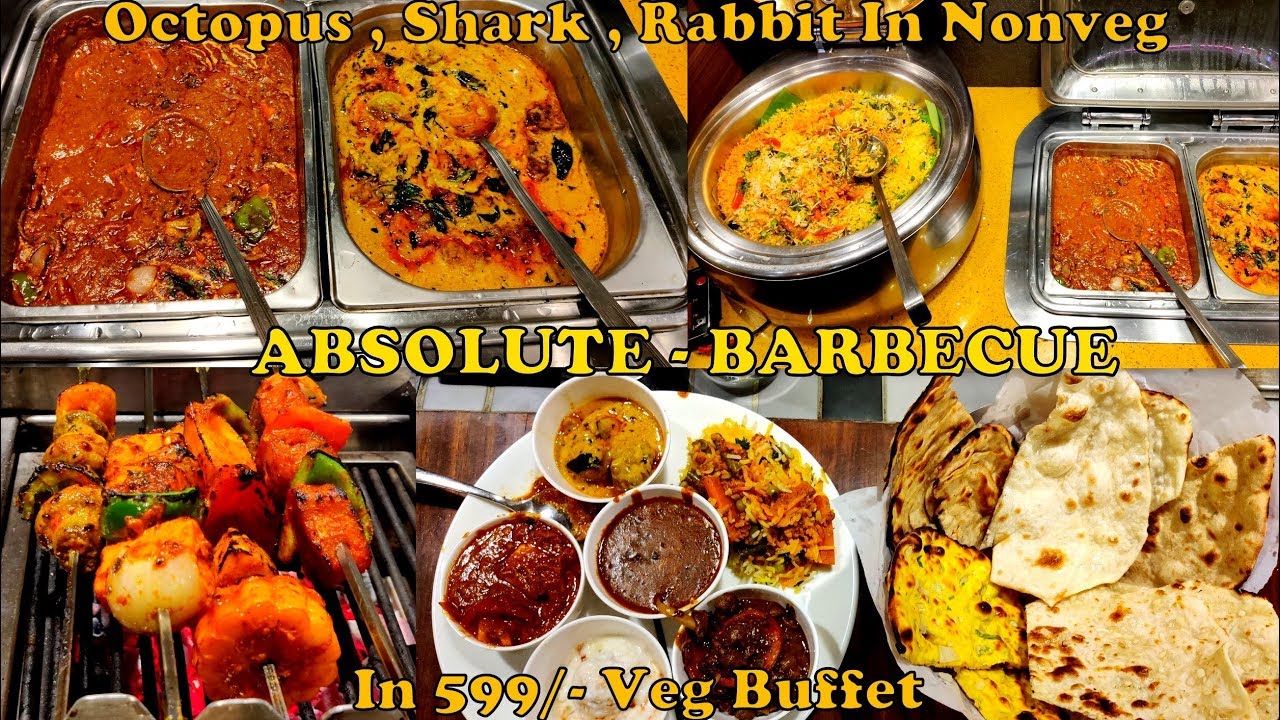 Absolute Barbecue Buffet In 599 Rs Octopus Shark Rabbit In Nonveg Best Seafood Youtube Absolute Barbecue Buffet In 599 Rs Octopus Shark Rabbit In Nonveg Best Seafood Youtube