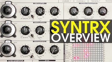 Erica Synths SYNTRX: Overview of functions, raw sound demos and patch ideas