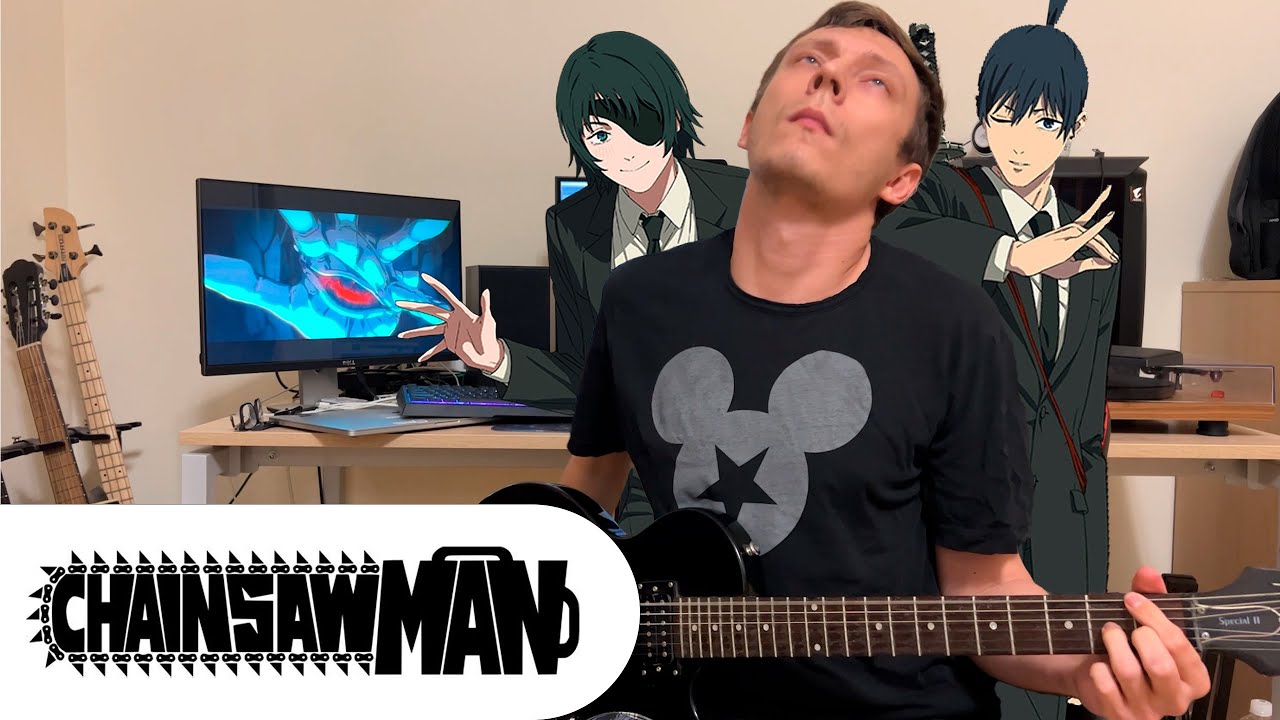 TK from 凛として時雨 - first death (Chainsaw Man Ending 8) (guitar cover)