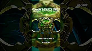 Ninjago Dragons Rising 🐉 Season 4 Intro, Weekend Whip X We Rise.