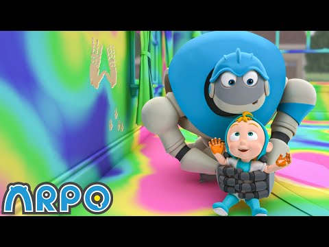 ARPO Evi Gökkuşağına Boyuyor 🌈 | Robot ARPO 🤖 | Çocuk Çizgi Filmleri