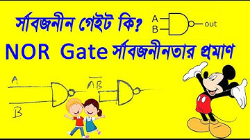 What is a universal gate? Proof of the universality of the NOR Gate.