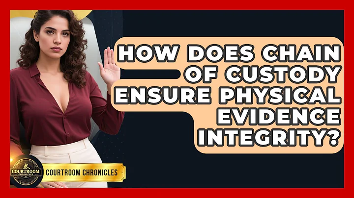 How Does Chain Of Custody Ensure Physical Evidence Integrity? - Courtroom Chronicles