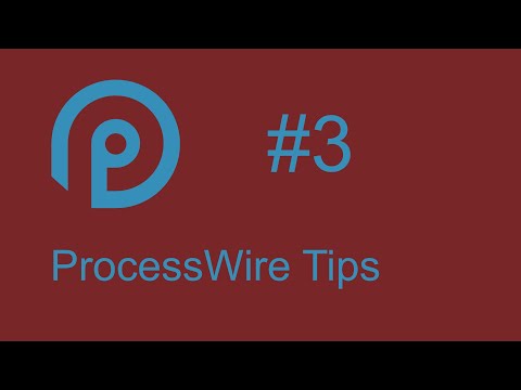 ProcessWire Tips 3  - Accelerate Areas of the Website - MarkupCache