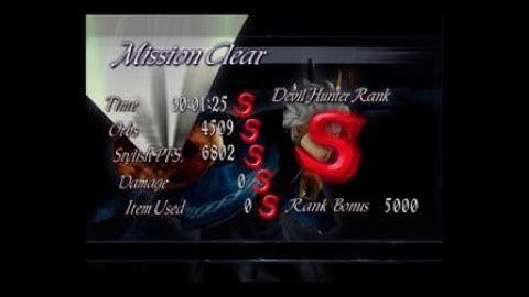 Devil May Cry 3 SE HD DMD(Vergil) Mission 1 SS Rank Clear