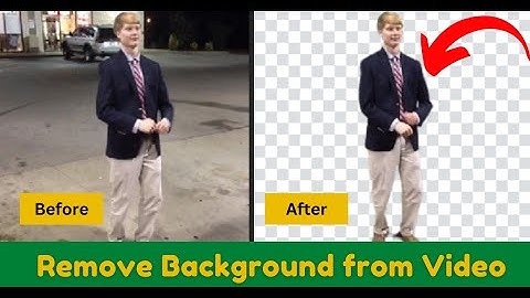 How to Remove Video Background Without Green Screen in 2022