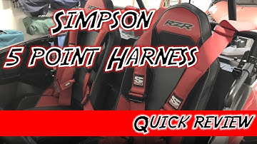 RZR 1000 XP - Simpson 5 Point Harness