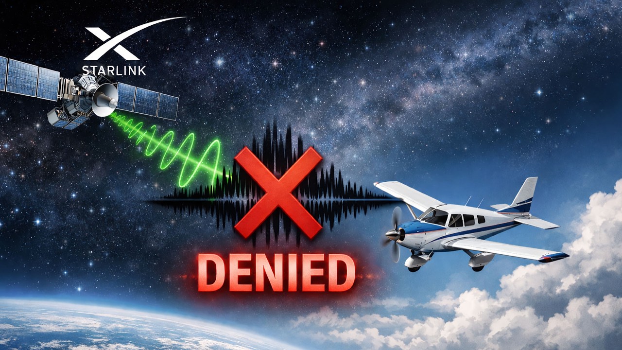 Starlink отменяет услугу роуминга для самолетов малой авиации.