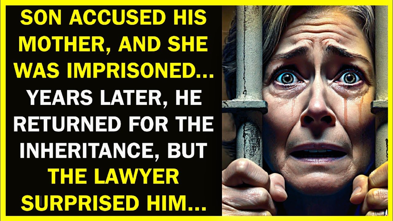 SON ACCUSED HIS MOTHER, AND SHE WAS IMPRISONED... YEARS LATER, HE ...