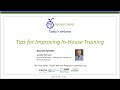 Tips for Improving In-House Training