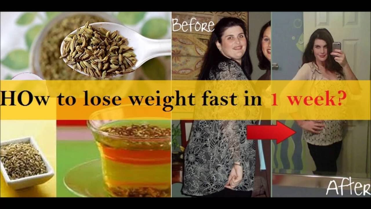 how to lose weight fast in 1 week without exercise