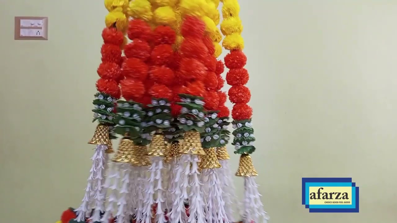 garland decoration for door main entrance afarza ladi artificial marigold toran 2310