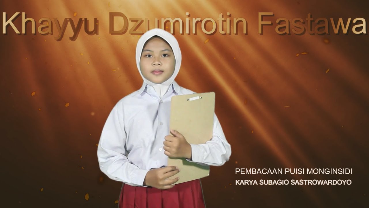 MONGINSIDI - KARYA SUBAGIO SASTROWARDOYO DIBACAKAN OLEH KHAYYU DZUMIROTIN FASTAWA
