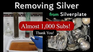 Remove Silver From Silverplated Scrap (Reverse Electroplating)